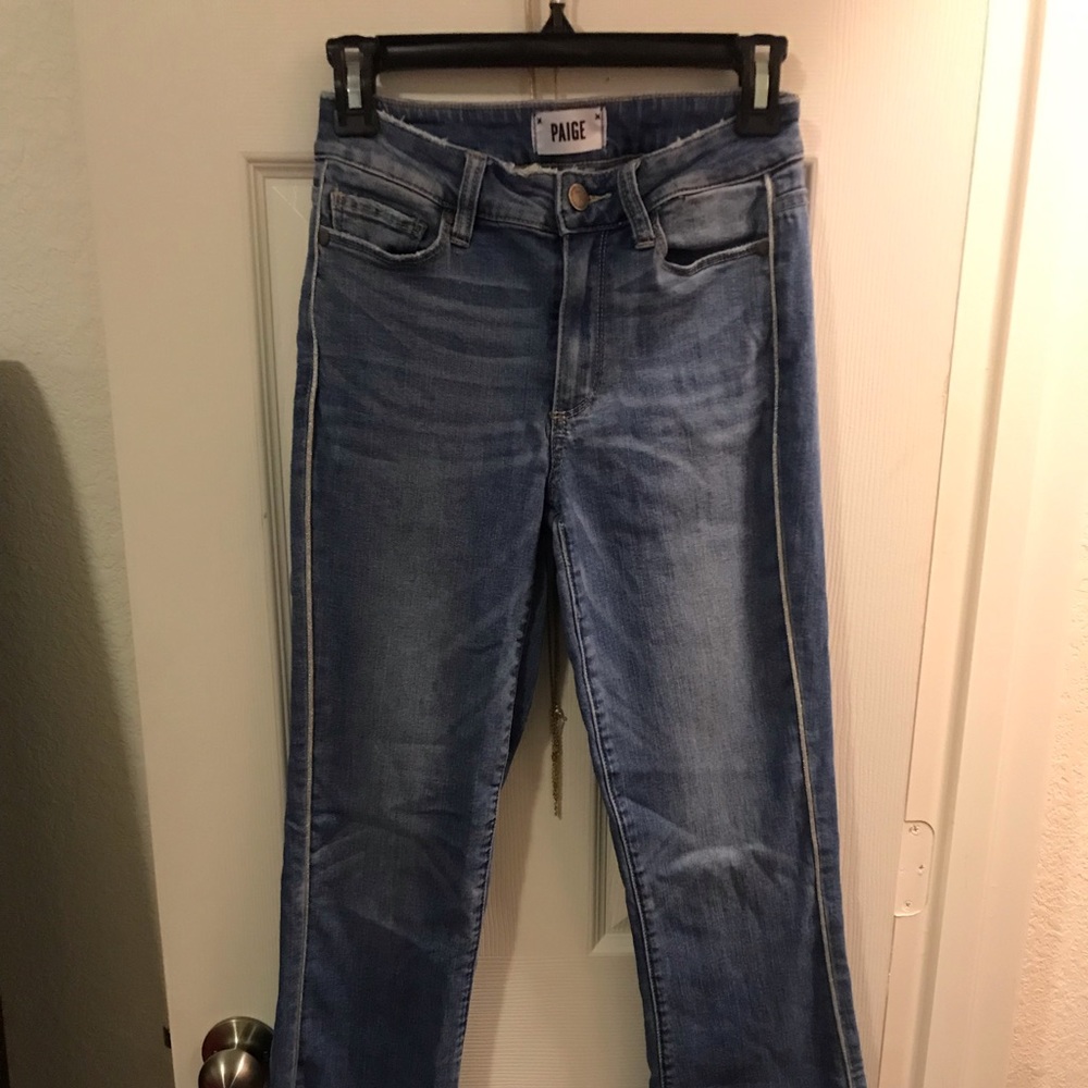 Paige High Rise Lou Lou flare jeans